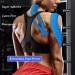 Buy 3 Rolls Kinesiology Tape Precut Athletic Sports Tape for Muscles Ankle Neck Knee & Shoulder Support 60 Precut Strips (Black) - Fast International Shipping - Buy Online on GoSupps.com