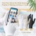 Evridwear Men Moisturizing Cotton Gloves - 6 Pairs, Lightweight-Black, for Eczema Therapy & Sensitive Skin - L/XL - Buy Online on GoSupps.com