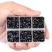 6400 Pieces Hotfix Black Rhinestones Set with Tools - Crystal Glass Gems in 5 Sizes SS6-SS30 - Buy Online on GoSupps.com