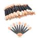CIXLOGIC 50pcs Disposable Dual Sided Eyeshadow Brushes Eye Shadow Applicator Sticks Soft and Comfortable Sponge Tipped Eye Make up Applicators