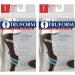Truform Compression 30-40 mmHg Sheer Thigh High Stockings - Medium Taupe (Pack of 2) | International Shipping Available - Buy Online on GoSupps.com