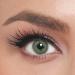 Iconic colored contact lenses Jade - strongly covering monthly lenses for 3 months in lush green particularly natural result for all eyes - 1 pair ...