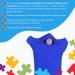 Sensory Owl Full Body Sock - ADHD Autism Stress Relief - Deep Pressure Stimulation Toy - Super Soft Lycra Wrap - Blue Size S (Max 100cm) - Buy Online on GoSupps.com