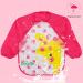 Baogaier Waterproof Baby Bibs with Long Sleeves - 4 Pack | Easy Clean, Ideal for Weaning and Feeding | Cute Animal Designs - Rabbit, Strawberry, Giraffe, Ladybug (Pink) - Buy Online on GoSupps.com
