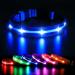 Masbrill luminous band Dogs Charging LED dog collar luminous 3 flashing lights waterproof adjustable Illuminated safety collar for small medium large dogs blue XS XS (25-35cm/9.8-13.8inch) Blue
