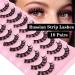Buy 10 Pairs Russian Strip Lashes - D Curl Faux Mink - Natural Fluffy Volume Wispy 3D Effect | International Shipping - Buy Online on GoSupps.com