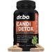 Candida Cleanse Detox for Women & Men - Candi Detox Support Supplement Pills Kit Anti Overgrowth Gut Balance Probiotic Flora Complex Supplements - Natural Oral Herbal Oregano & Caprylic Acid Capsules