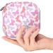 Guantierendiy Pink Butterfly Print Menstrual Cup Pouch & Sanitary Napkin Storage Bag - Large Capacity Travel Organizer (Color 11) - Buy Online on GoSupps.com