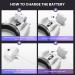 Elikliv Headband Magnifying Glass with Light 1X-14X Magnification | Rechargeable Handsfree Head Mount Loupe Tool - 6 Detachable Lens Visor for Close Work, Reading, Jewelry Craft, Repair - Style 1 - Buy Online on GoSupps.com