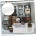 EXCEART 3pcs Small Shelf And Containers for Organizing Bin Fruit Container Size Holder Refrigerator Transparent 25.5X9.5X8.5CM - Buy Online on GoSupps.com