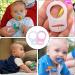 MAM Silicone Dummy Clip Adapter - 2 Pink & White Soother Clips for Baby Girls - Buy Online on GoSupps.com