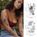 Sexy Flower Temporary Tattoo for Women - Waterproof and Realistic Design, Great Christmas Gift - Buy Online on GoSupps.com