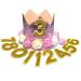 POSAPET Crown Dog Birthday Hat Reusable Doggie Birthday Party Hat for Pets Glitter Crown Hats for Dogs Cats Kitten Headband Hats Pink