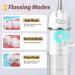 Cordless Water Dental Flosser for Teeth: Mini Water Dental Picks for Teeth Cleaning with Telescopic Water Tank Travel Water Flossers Teeth Cleaner Picks IPX7 Waterproof Rechargeable Oral Irrigator - Buy Online on GoSupps.com