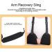 ZJchao Arm Support Sling - Shoulder Abduction Sling for Injury Support - Rotator Cuff Subluxion Surgery - Dislocated Broken Arm - Black - Buy Online on GoSupps.com