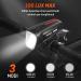 Henmi LED Bicycle Lights | 100 Lux USB Rechargeable Front Lamp | StVZO Approved IPX5 Waterproof 3 Modes No Glare - Buy Online on GoSupps.com