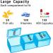 ALTcompluser Pill Box Organisers Transparent 7 Day 3 Time a Day Pill Storage Case Portable Weekly Pill Dispenser with 21 Compartments for Medication and Supplements - Buy Online on GoSupps.com