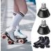 Nezylaf 2 Pack Roller Skates Toe Stops Plugs - 82A PU Rubber Brake Block Stoppers for Roller Skates Accessories (Black) - Buy Online on GoSupps.com