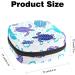 Buy Turtles Animal World Underwater Sanitary Napkin Storage Bag | Portable Menstrual Cup Pocket - 10 Color Options for Ladies - Buy Online on GoSupps.com