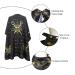 Professional Barber Capes for Men - Waterproof Hair Cutting Cape with Metal Snap Closure - Large 63 x 56 Black & Gold Salon Cape - Buy Online on GoSupps.com