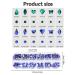 Kalolary Green Nail Rhinestones and Blue Crystal Gems Set - Nail Art Decoration Kit with Tweezer and Picker for DIY Acrylic Nails - Buy Online on GoSupps.com