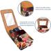 Travel Lipstick Organizer Case | Portable Makeup Bag with Mirror | Ideal for International Shipping - Breakfast Food H078i2pyzg - Buy Online on GoSupps.com