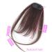Clip in Fringe Clip in Bangs Light Weight One Piece Front Head Wig Human Hair Clips On Bang (Color : #1B) - Buy Online on GoSupps.com
