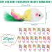 ueslwser 20 Pcs Mice & AnimalToys Colorful Feather Interactive Cat Interactive Mouse Catnip Toys Assorted Randomly Colors for Cats and Kitten Indoor Play Cat Mice Toys Pack Interactive Catch Play - Buy Online on GoSupps.com
