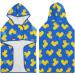 Super Absorbent Dog Bathrobe with Hood for All Breeds XXL Blue Rubber Ducks - Buy Online on GoSupps.com