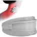 Naked back support bandage sponge neck bandage soft cervical spine tractor with PVC fastening belt for neck support sleep (color: grigio)
