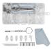 AvoDovA Nose Pads 25 Pairs Soft Silicone Nose Pads Ultra-Soft PVC Nosepads Assortment Kit for Eyeglass Sunglasses 5 Styles Comfortable Air Chamber Nose Pads with Screws Screwdriver and Tweezers