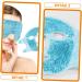 POPETPOP 1 Set Gel Skin Care Facial Puffy Eyes Cold Compress Women Facial Compress Ice Eye Cooling Ice Bead Travel Cosmetic Elastic Rope Goggles - Buy Online on GoSupps.com