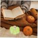 HOLIDYOYO 3pcs Pumpkin Decoration Autumn Rustic Pumpkin Desk Topper Figurines for Outdoors Fake Pumpkin Thanksgiving Day Pumpkin Ornament Decorative Pumpkin Ceramics Window Gift Greenx3pcs 13X13CMx3pcs - Buy Online on GoSupps.com
