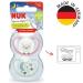 Nuk Space Schnuller with Light Effect - BPA-Free Silicone Pacifier (18-36 Months) - Extra Ventilation - Sheep & Moon Design - 2 Pack (Light Pink) - Buy Online on GoSupps.com