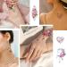 Roarhowl Extra Large Flower Temporary Tattoo for Women - Waterproof Fake Tattoos - Buy Online on GoSupps.com
