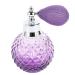 Foemey 110ML Vintage Crystal Perfume Bottle White Short Atomizer Refillable Glass
