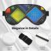 Math Quiz Printed Soft Eye Mask - Zero Eye Pressure Travel Blackout Eye Mask for Restful Sleep | International Shipping Available - Buy Online on GoSupps.com