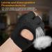 Yasdyri Fitness Gloves for Men & Women - Anti-Slide Silicone Breathable Sports Gloves for Weight Lifting & Cycling - 2 Pieces Black Palm Protection - Buy Online on GoSupps.com