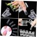 DOITOOL 1 Set Nail Set Nail Art Kit De Manicura Reusable Acrylic Nails Dual Nail Mold Nail Clip Lengthening Nail Tips Clip Nail Gel Manicure Nail Pen Stainless Steel and Nylon Fiber White - Buy Online on GoSupps.com