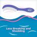 Wet Brush Thin Detangler Comb - Purple Custom Care for All Hair Types - Ultra-Soft IntelliFlex Bristles - Pain-Free Styling for Men, Women, Boys, and Girls - Buy Online on GoSupps.com