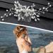 MAXIAOHANing Wedding Hair Accessories for Bride Bridal Hair Comb Rhinestone Pearl Crystal Hair Accessories Hair Combs Accessories for Women and Girls(Silver) - Buy Online on GoSupps.com