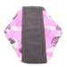 Fabric pads for menstruation reusable comfortable bamboo carbon super soft tissue washable fabric menstrual pads for women for menstruation (S-code)