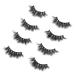 Buy 6D False Eyelashes - Fluffy Long & Dramatic Reusable Fake Eyelashes | Thick & Soft (4 Pairs) - International Shipping Available - Buy Online on GoSupps.com