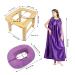 Yoni Steaming Kit with Wood V Steaming Seat, Gown & Cushion for Women - Yoni Seat & Chair Set - Buy Online on GoSupps.com