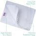Creative Scents White Lace Fingertip Towels - 4 Pack - Cotton Velour - 11x18 - Gift Boxed - Buy Online on GoSupps.com