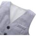 AmzBarley Baby Boys Gentleman Suit | Grey Tuxedo Rompers for Kids | Birthday Party Outfit | 3-4 Years - Buy Online on GoSupps.com
