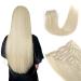 Vlasy Clip in Hair Extensions Human Hair 7 Pieces Grey4 Clip in Hair Extensions Real Human Hair Seamless Straight Natural Thick Weft Human Hair Clip in Extensions for Women Grey4# 8 Inch(40 g) 8 Inch (40 g) Grey4#