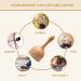 Wooden Handheld Massage Cup - Lymphatic Drainage Massager for Body Sculpting and Anti-Cellulite - Buy Online on GoSupps.com