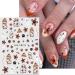JMEOWIO Halloween Nail Art Stickers - 9 Sheets of Cute Flower & Ghost Designs | Self-Adhesive Nail Decor Accessories - Buy Online on GoSupps.com
