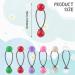 24 Pieces Ball Hair Ties Hair Balls for Girls Hair 20mm Large Elastic Hair Ties with Balls Twin Bead Bubble Hair Ties Colorful 80s 90s Hair Elastic Accessories Ball Hair Ties for Kids Girls Women - Buy Online on GoSupps.com
